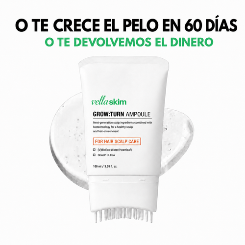 Sérum Capilar Coreano Vellaskim™ · Crecimiento y Densidad
