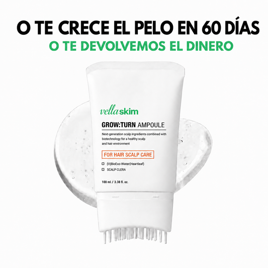 Sérum Capilar Coreano Vellaskim™ · Crecimiento y Densidad