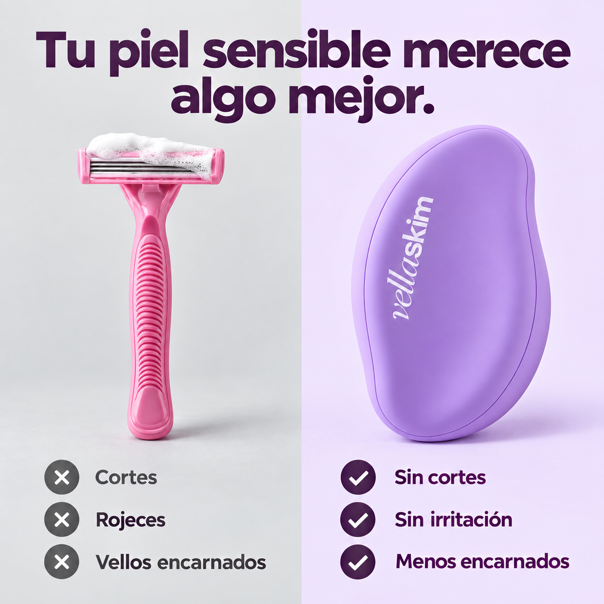 Depilador Íntimo Sin Rastrillo Vellaskim™