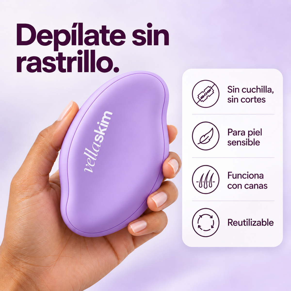 Depilador Íntimo Sin Rastrillo Vellaskim™