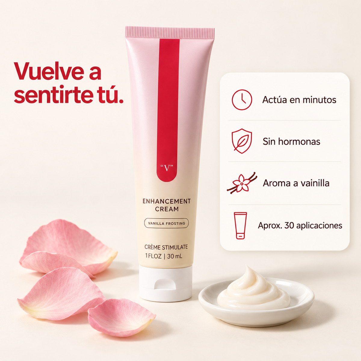Crema Potenciadora Íntima Vellaskim™ · Vainilla Glaseada